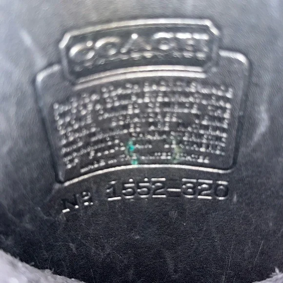 SOLD Coach Scooter Crossbody Bag Black Leather 9893 Used Condition - Picture 2 of 14